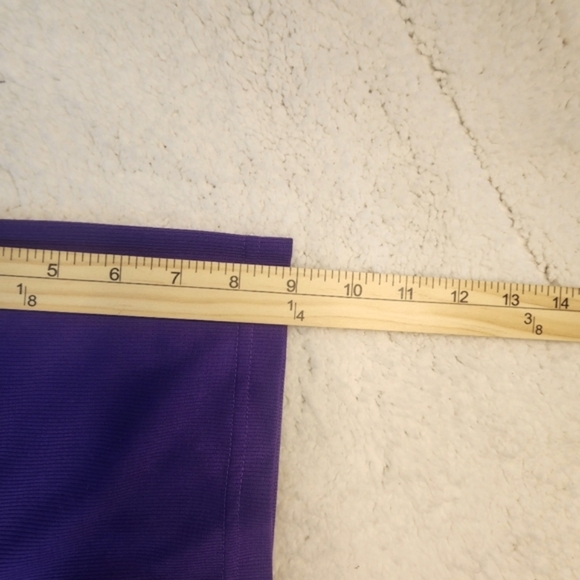 Nike Dri-Fit Purple/White Polo With Embroidered Logo Mens Size Medium - Picture 6 of 9